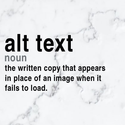 alt text definition
